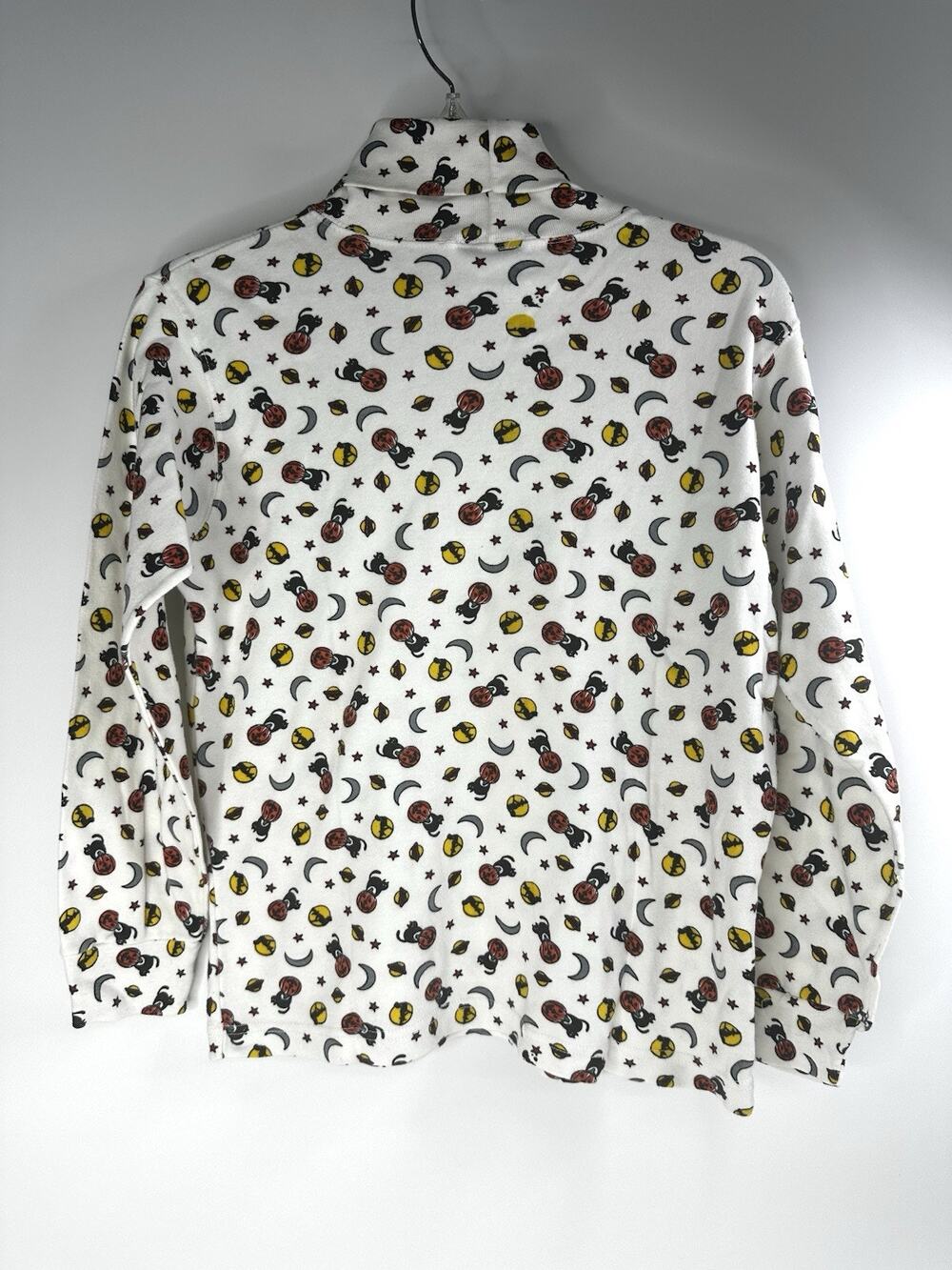 Vintage 90's LA Gold Halloween Stamps Long Sleeve Turtle Neck Shirt Teacher